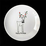 Ceramic Christmas Plates Kitchen Essentials
