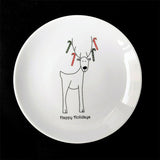 Ceramic Christmas Plates Kitchen Essentials