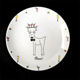 Ceramic Christmas Plates Kitchen Essentials