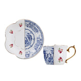 Ceramic Oriental Style Cup & Saucer Set Kitchen Essentials