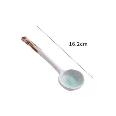 Ceramic Soup Spoon Japanese Tableware Kitchen Essentials