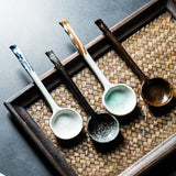 Ceramic Soup Spoon Japanese Tableware Kitchen Essentials