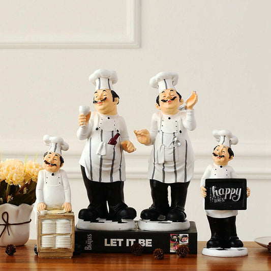 Chef Resin Statues Kitchen Essentials