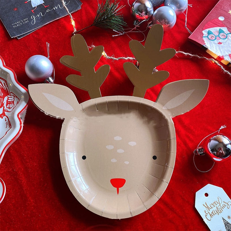 Children's Christmas Disposable Tableware Kitchen Essentials