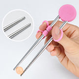 Chopstick Training - Stainless Steel Chop Sticks For Children eprolo