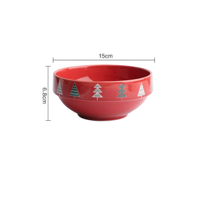 Christmas Ceramic Tableware Kitchen Essentials