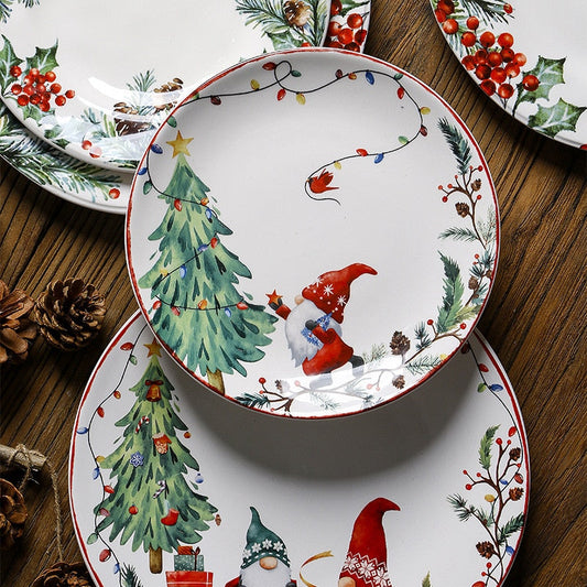 Christmas Ceramic Tableware Kitchen Essentials