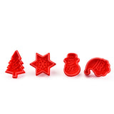 Christmas Cookie Mold 4PCS Set Kitchen Essentials