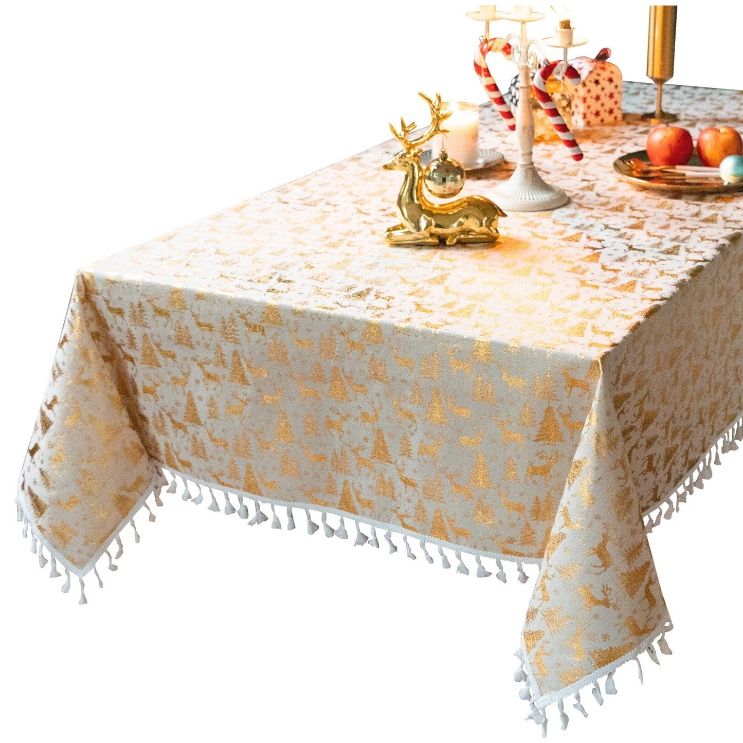 Christmas Decoration Tablecloth Kitchen Essentials