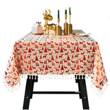 Christmas Decoration Tablecloth Kitchen Essentials