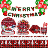 Christmas Disposable Birthday Tableware Kitchen Essentials
