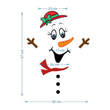 Christmas Fridge Magnet - Snowman Kitchen Essentials