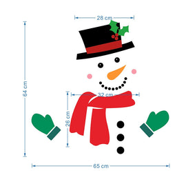 Christmas Fridge Magnet - Snowman Kitchen Essentials