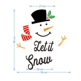 Christmas Fridge Magnet - Snowman Kitchen Essentials