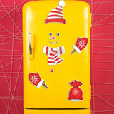 Christmas Fridge Magnet - Snowman Kitchen Essentials