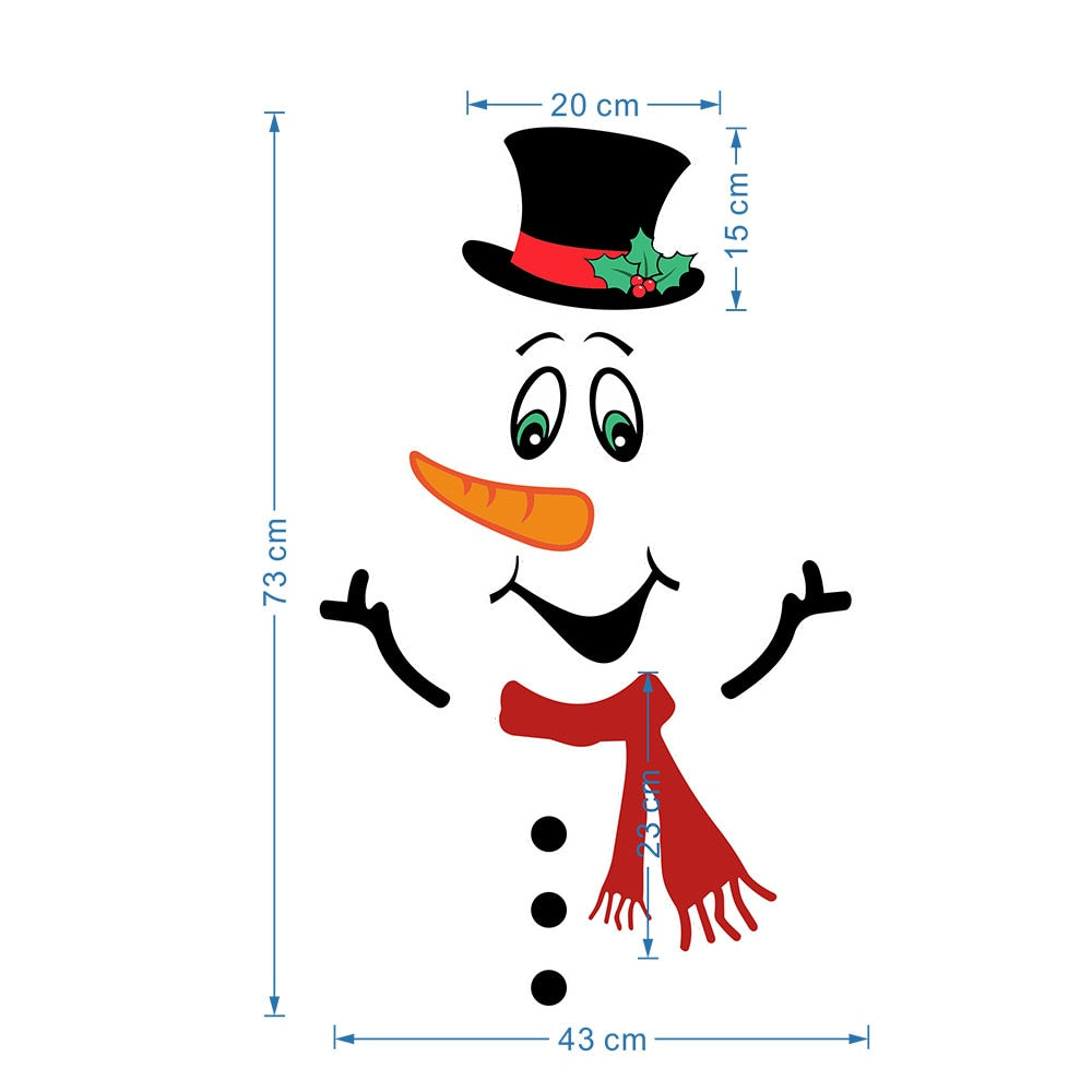 Christmas Fridge Magnet - Snowman Kitchen Essentials