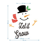 Christmas Fridge Magnet - Snowman Kitchen Essentials