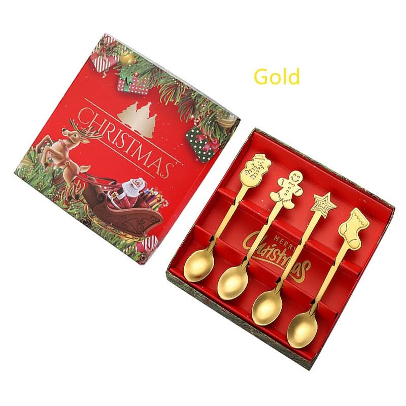 Christmas Party Spoons Set in Stainless Steel Kitchen Essentials
