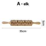 Christmas Rolling Pins for Baking Kitchen Essentials