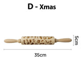Christmas Rolling Pins for Baking Kitchen Essentials