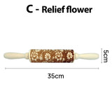 Christmas Rolling Pins for Baking Kitchen Essentials