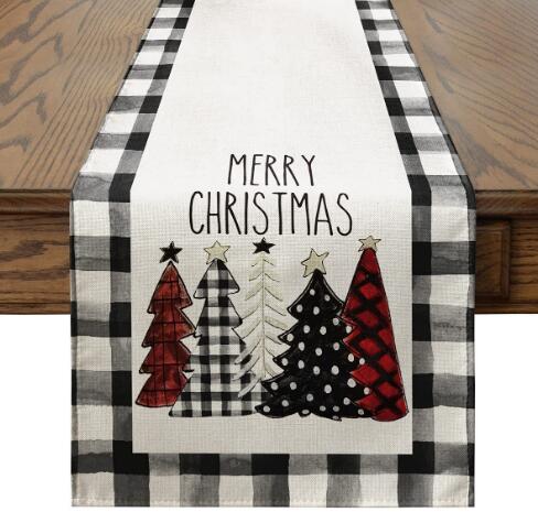 Christmas Tree Table Runner Kitchen Essentials