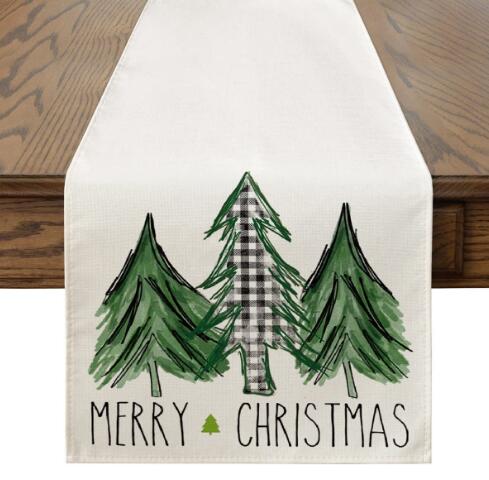 Christmas Tree Table Runner Kitchen Essentials