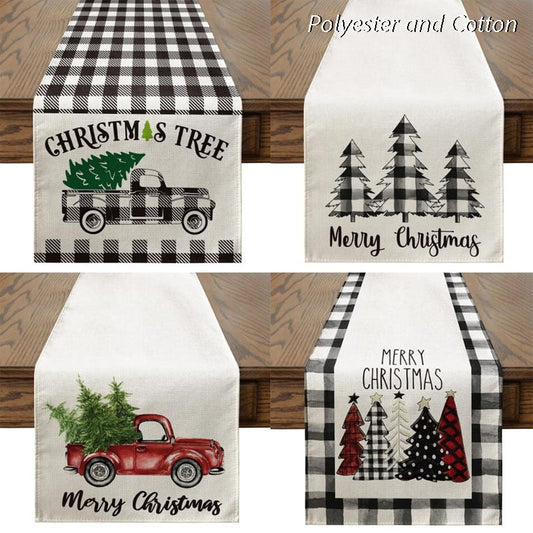 Christmas Tree Table Runner Kitchen Essentials