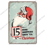 Christmas Vintage Metal Tin Signs Kitchen Essentials