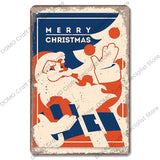 Christmas Vintage Metal Tin Signs Kitchen Essentials