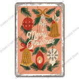 Christmas Vintage Metal Tin Signs Kitchen Essentials