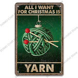 Christmas Vintage Metal Tin Signs Kitchen Essentials