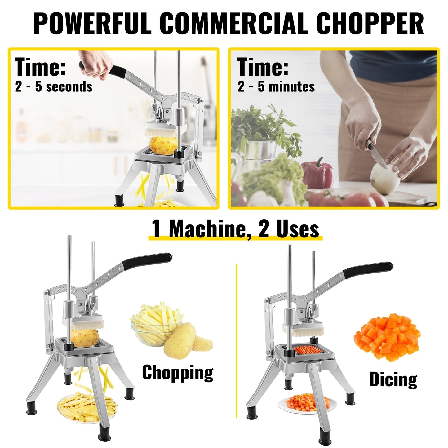 Commercial Vegetable Chopper Kitchen Essentials