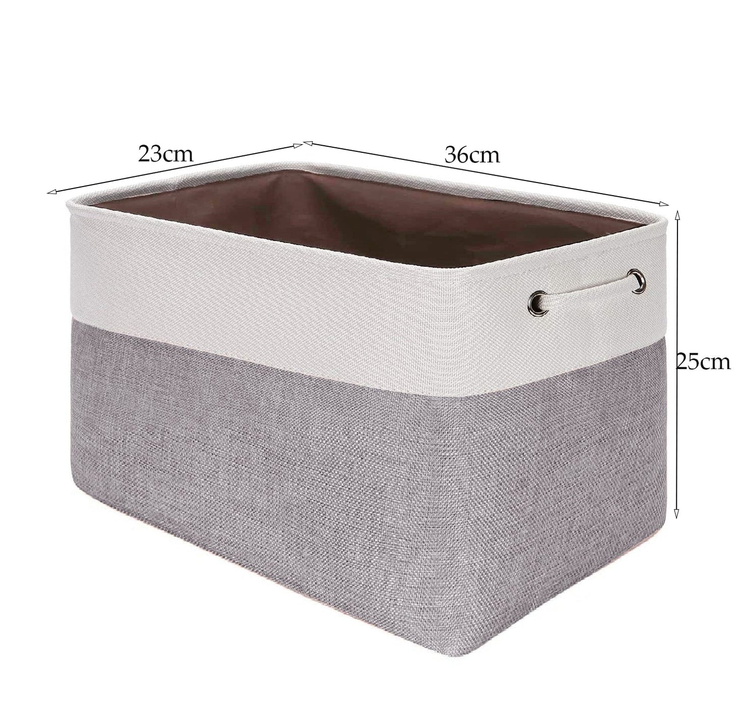 Cotton Linen Folding Storage Basket Kitchen Essentials