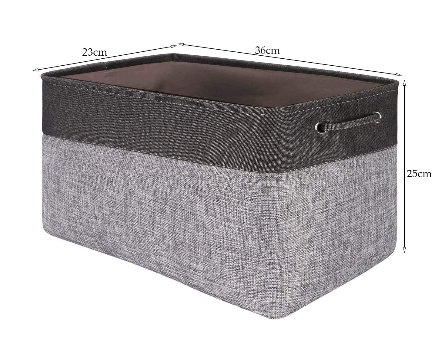 Cotton Linen Folding Storage Basket Kitchen Essentials