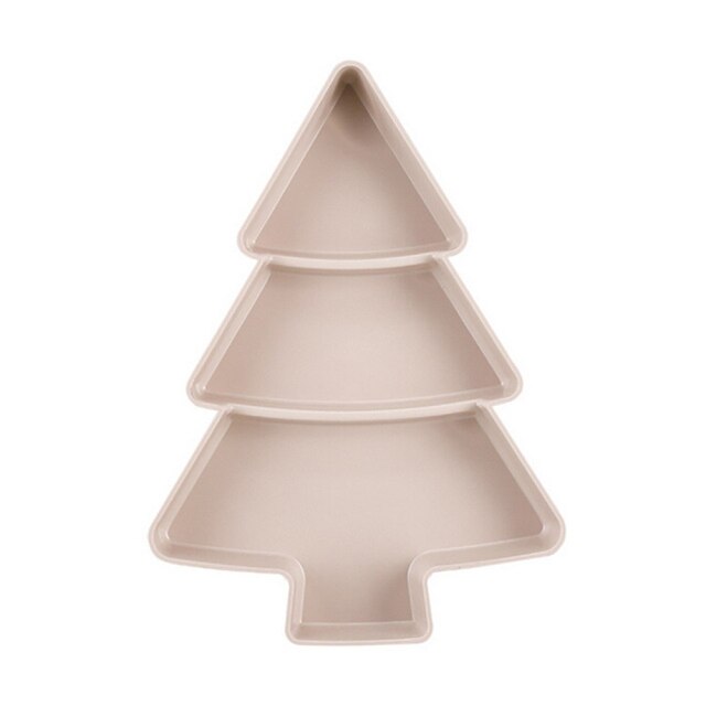 Creative Christmas Tree Shape Snack Plate Kitchen Essentials