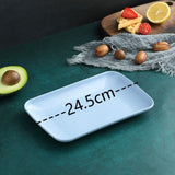 Creative Wheat Straw Rectangular Dessert or Sushi Plate Kitchen Essentials