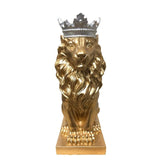 Crowned Lion Sculpture Statue, Figurine Kitchen Essentials