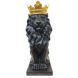 Crowned Lion Sculpture Statue, Figurine Kitchen Essentials