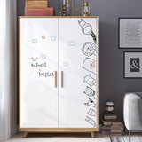 Cute Cartoon Animals Wall Stickers Door Stickers for Kids Room Kitchen Essentials