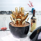 Cutlery Set Knife And Fork 24-Piece Egg-Shaped Western Food Set eprolo