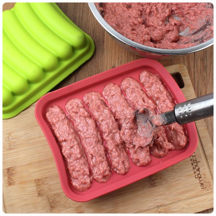 DIY Sausage Making Mold for 6 Pork, Beef, or Chicken Sausage Patties eprolo