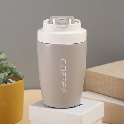 Double Stainless Steel Thermos Tea & Coffee Mug with Non-slip Case Kitchen Essentials