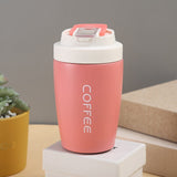 Double Stainless Steel Thermos Tea & Coffee Mug with Non-slip Case Kitchen Essentials