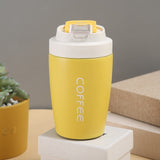 Double Stainless Steel Thermos Tea & Coffee Mug with Non-slip Case Kitchen Essentials