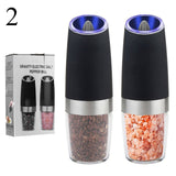 Electric Salt and Pepper Grinders Stainless Steel Kitchen Essentials