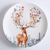 Elk Christmas Plate & Cup Cake Stand Kitchen Essentials