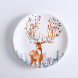 Elk Christmas Plate & Cup Cake Stand Kitchen Essentials