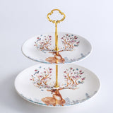 Elk Christmas Plate & Cup Cake Stand Kitchen Essentials