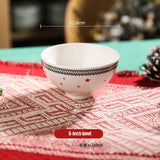 Exquisite Ceramic Christmas Tableware Kitchen Essentials
